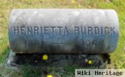 Henrietta Burdick