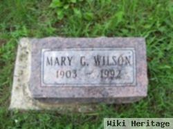 Mary Gladys Hickel Wilson