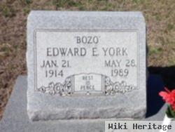 Edward E "bozo" York