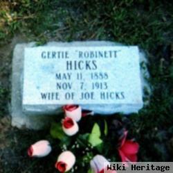 Gertie Robinett Hicks