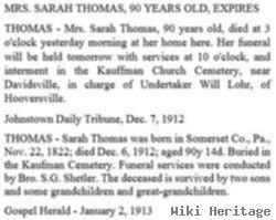 Sarah Johns Thomas