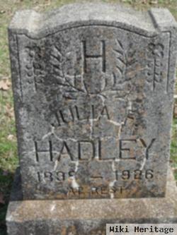 Julia F Davis Hadley