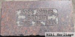 Dora Shafer Brown