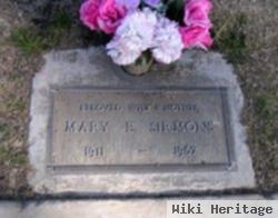 Mary E Sirmons