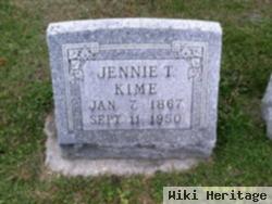 Rebecca Jane "jennie" Thompson Kime