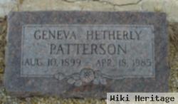 Geneva Esdale Hetherly Patterson