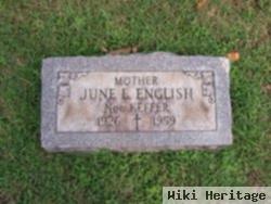 June L Keffer English