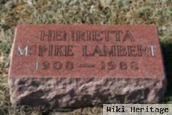 Henrietta Mcpike Lambert