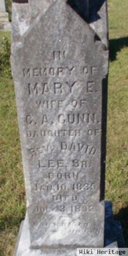 Mary Eliza Lee Gunn