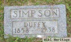 John Mcduffey "duffy" Simpson