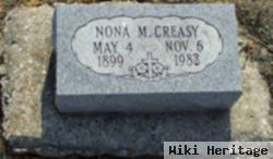 Nona M Potts Creasey