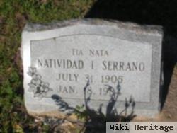 Natividad I "tia Nata" Serrano