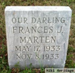 Frances James Marten