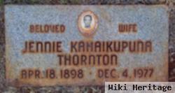 Jennie Kahaikupuna Thornton