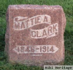 Martha A. "mattie" Cook Clark