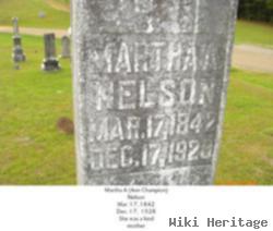 Martha Ann Champion Nelson