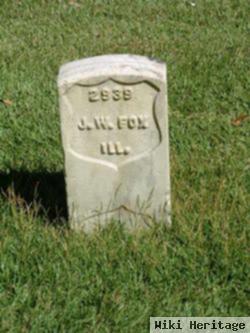 Pvt J. W. Fox