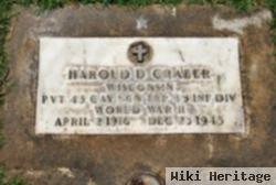 Pvt Harold D Graber