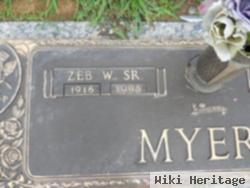 Zebulon Weaver Myers, Sr