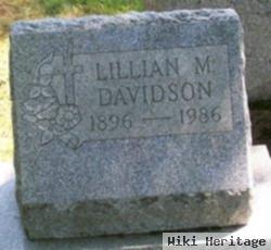 Lillian M Davidson