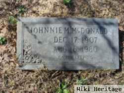 John Milner "johnnie" Mcdonald