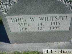 John William "buck" Whitsett