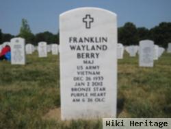 Maj Franklin Wayland Berry