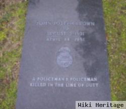 Sgt John Joseph "jj" Brown