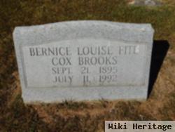 Bernice Louise Fite, Cox Brooks