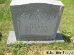 Irma G Markwell