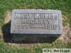 Mary L Bliss Mccarty