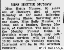 Hettie Mumaw