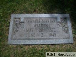 Francis Marion Walden