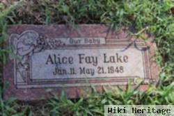 Alice Fay Lake