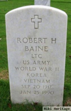 Robert Harold "hap" Baine