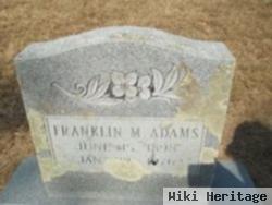 Franklin M Adams