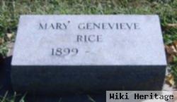 Mary Genevieve Rice