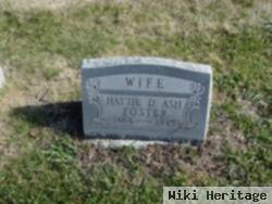 Hattie D. Ash Foster