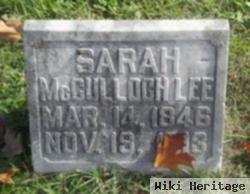 Sarah Mccullah Lee