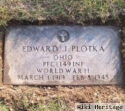 Pfc Edward J. Plotka