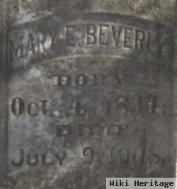 Mary E. Beverly