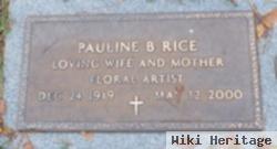 Pauline B. Rice