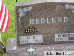 Oliver Kellogg "o.k." Hedlund