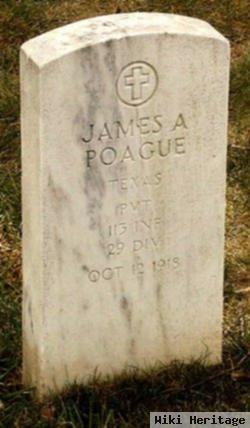 Pvt James A Poague