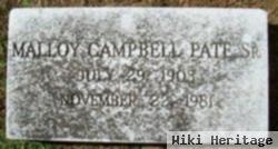 Malloy Campbell Pate, Sr