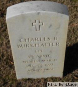 Charles B Burkhalter