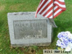 Pfc Paul F. Fullom