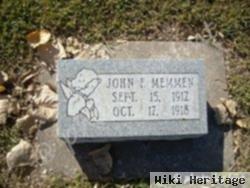 John Frederick "buddy" Memmen