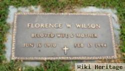 Florence W Wilson