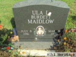 Ula L Burdett Maidlow